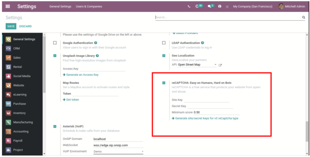 Odoo 14 Re-Capture Option