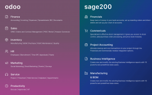 Odoo vs sage200