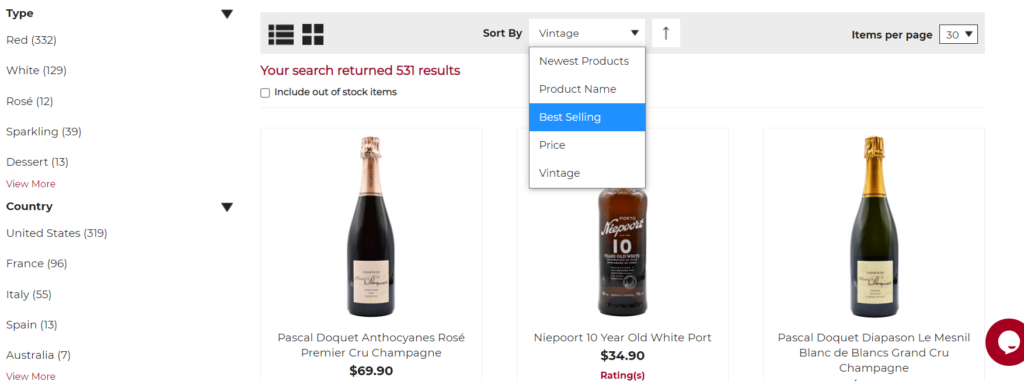 Magento Website for Wine Shop