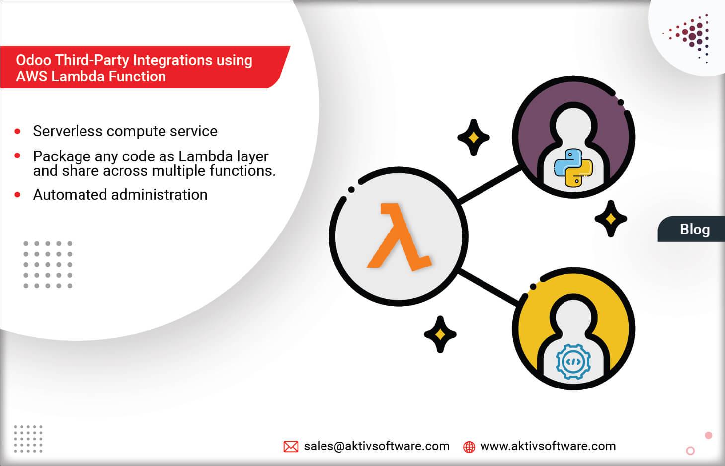 Odoo Third-party Integrations using AWS Lambda