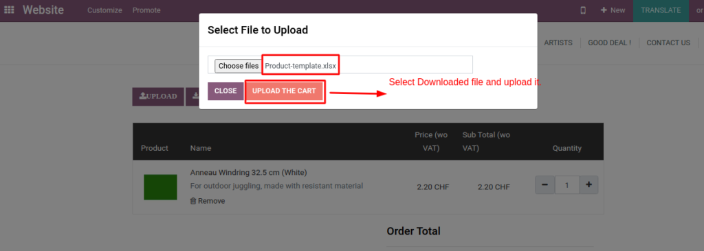 Odoo Website Module