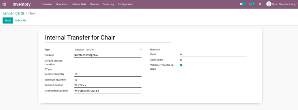 Kanban Cards System