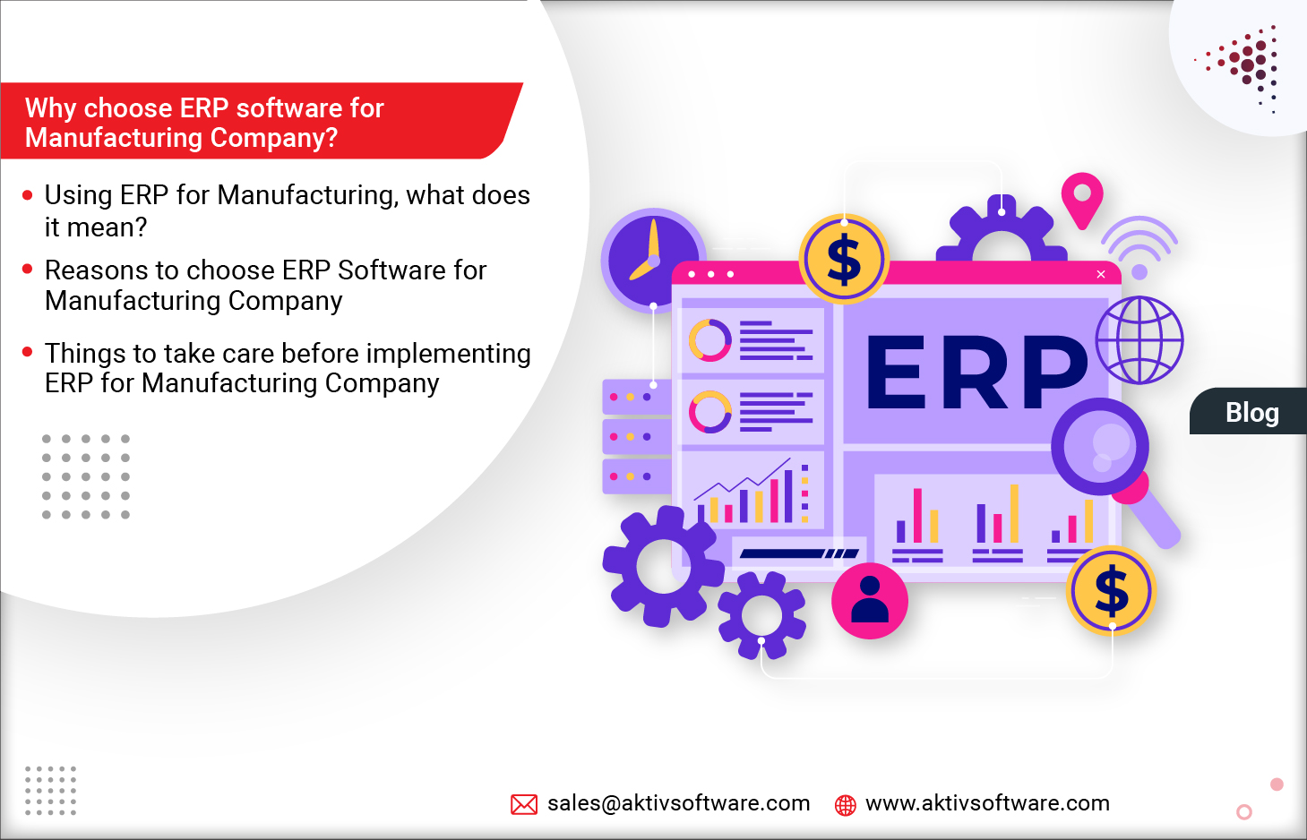 ERP Software for Manufacturing Company