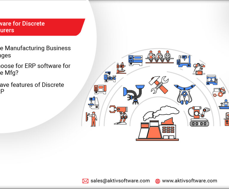 Discrete Manufacturing ERP Software