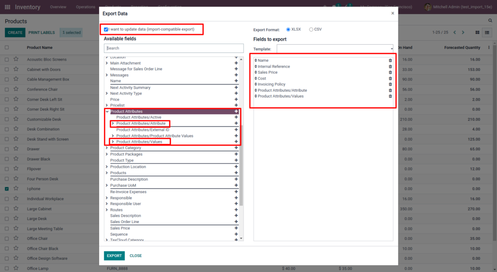 Import Bulk Products in Odoo
