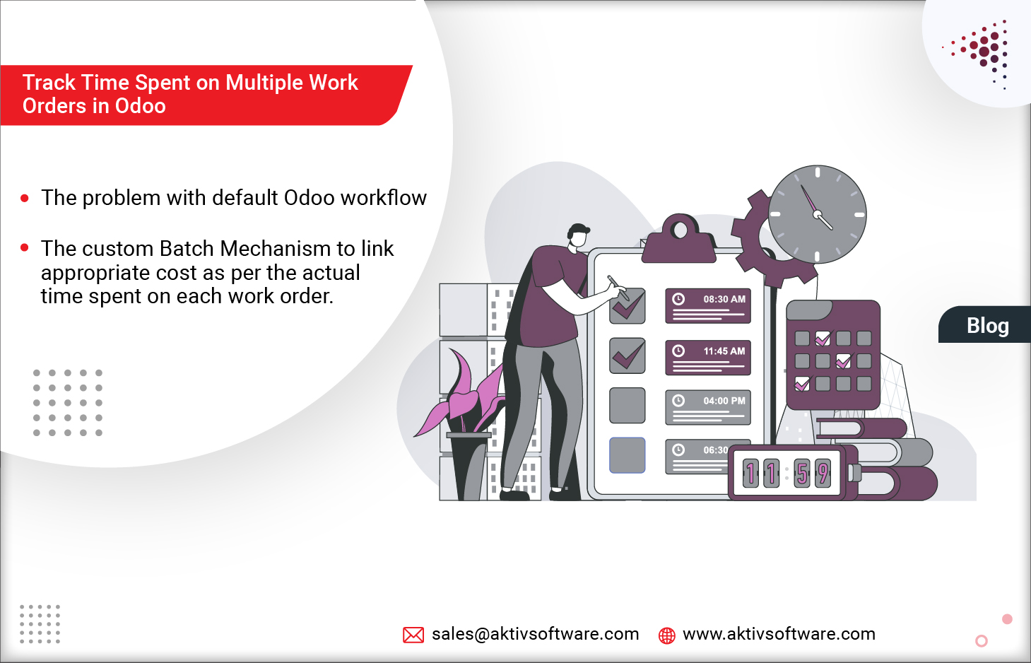 Work Orders in Odoo Manufacturing