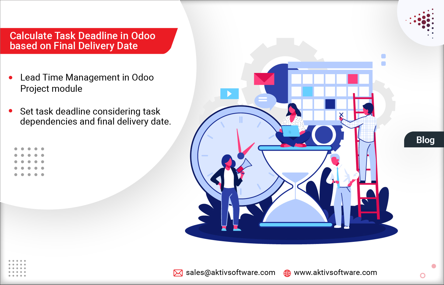 Calculate Task Deadline in Odoo based on Final Delivery Date