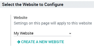 Multi-websites in Odoo