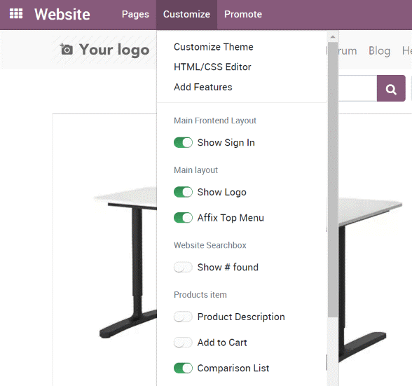 Multi-websites in Odoo