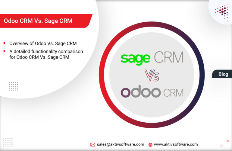 Odoo CRM Vs. Sage CRM