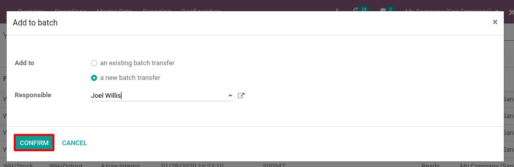 Batch Picking in Odoo