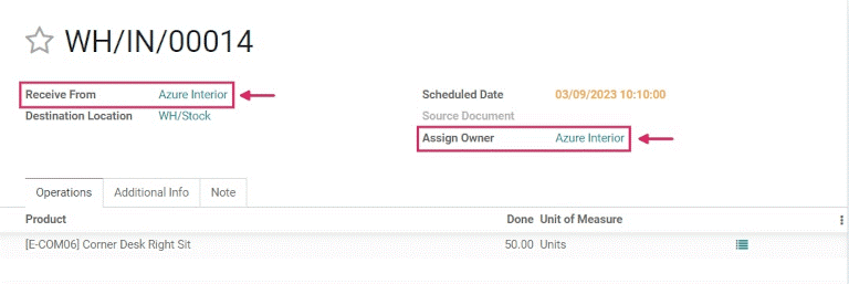 Consignment Inventory Management in Odoo