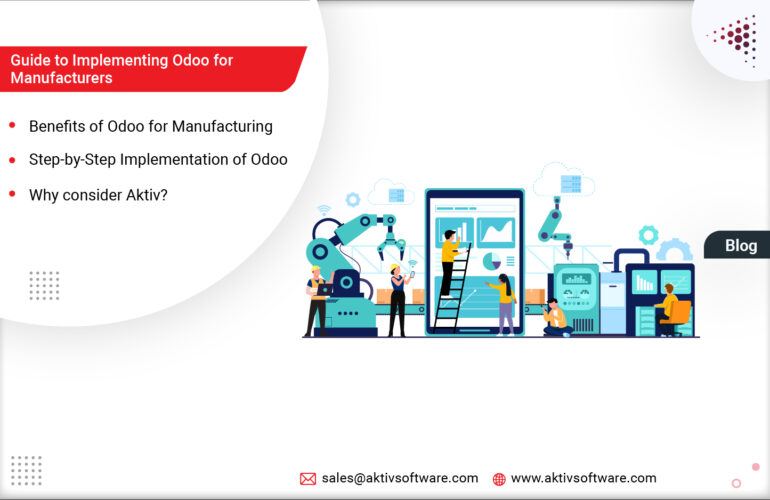 Implement Odoo for Manufacturing