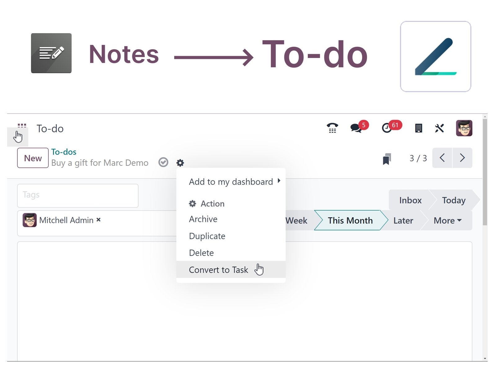 Odoo 17 To-Do App