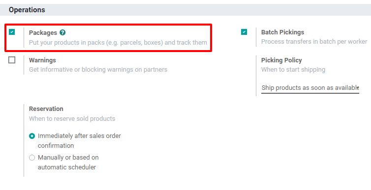 Multi-Package Shipments in Odoo