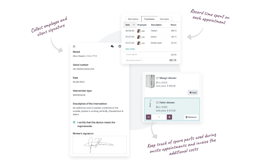 odoo field service management
