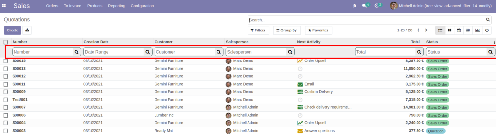 Predictive Search Filter in Odoo Apps- Enhancing Data Accessibility 2 Search Filter in Odoo