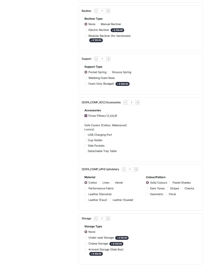 Odoo CPQ Ecommerce Configurator