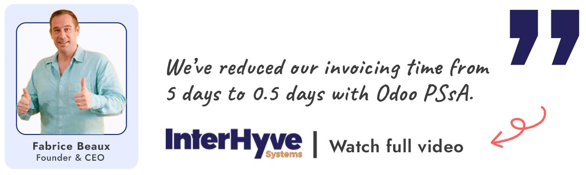 Odoo PSA Solution- success story