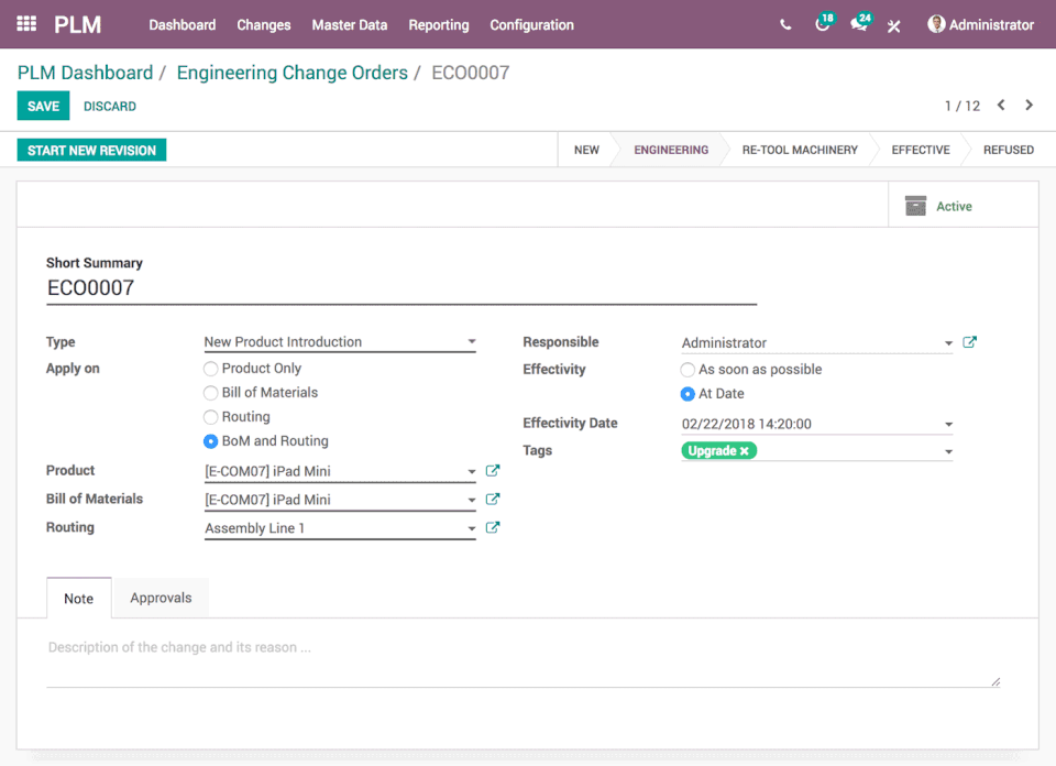 Odoo PLM: Manage the Product Journey from Development to Disposal 3 Odoo PLM