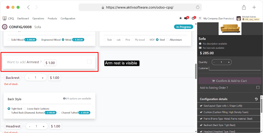 How to Handle Complex Product Configuration in Odoo? 4 Custom Odoo CPQ App