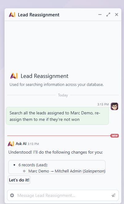 AI in Odoo CRM