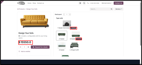 How to Enable B2B Self-Service Quoting with CPQ? 2 B2B self-service quoting with CPQ in Odoo- Pricing