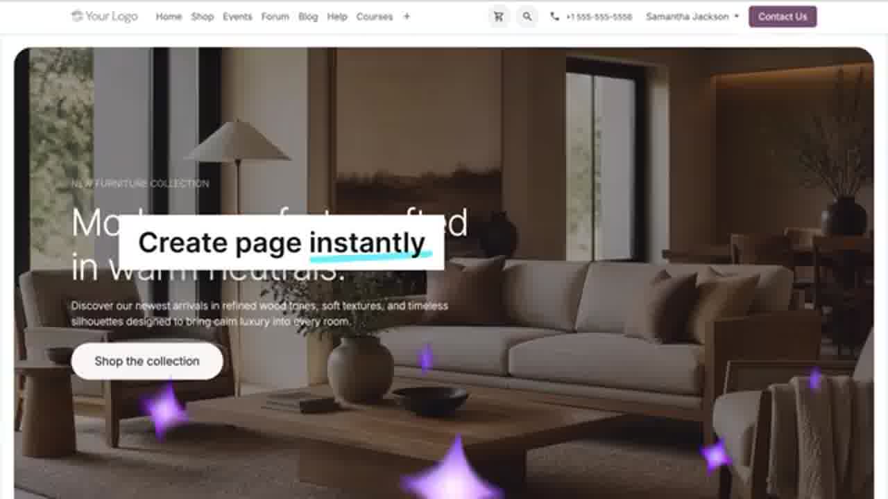 Odoo AI Website Builder